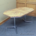 Brown Bookmatch Pattern Octagonal Kitchen Dining Table